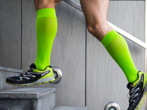Bauerfeind Compression Socks Men Neon Green